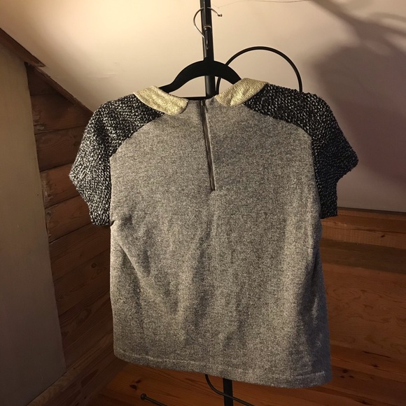 Anthropologie Collar Formal Wednesday Adams Top, EUC, XS - Picture 2 of 12